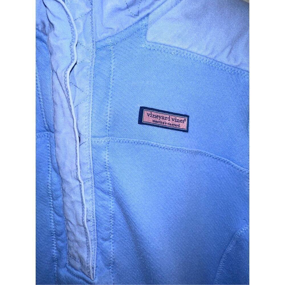 Vineyard Vines Blue 1/4 Zip Dockside Pullover - Picture 2 of 6